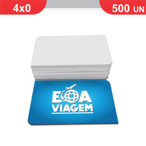 Cartão de Visita - 500 unidades - laminação fosca