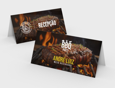 Display de Mesa com Arte Variável Tipo A em PVC 0,76mm Cristal Frente e Verso 14,4x29,4cm - 4x0 - 1 unid