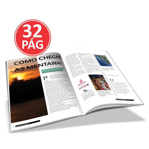 Revista 32 páginas - 50 unidades - 210x297mm