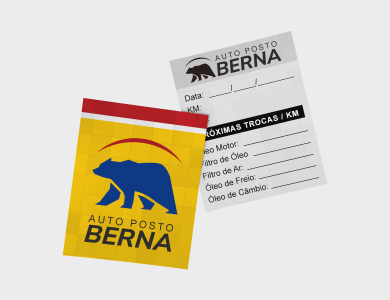Adesivo Troca de Óleo 4x5 cm - 4x0 - 1000 unid