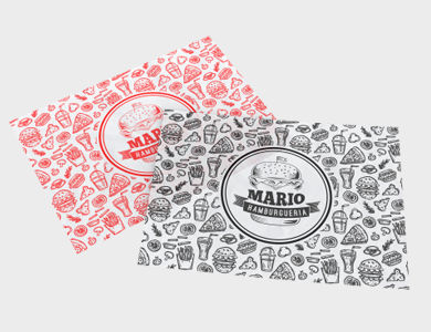 Papel Barreira Antigordura 37gr 34,4x34,5cm - 1x0 - 1000 unid
