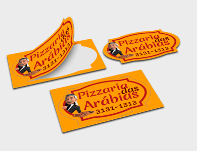 Adesivo de Papel 9x13cm - 4x0 - 50 unid