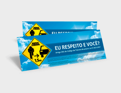 Adesivo de Parachoque em Vinil 11x30 - 4x0 - 30000 unid