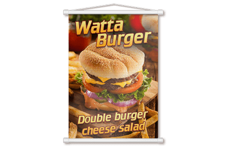 Banner 280g 90x120cm - 4x0 - 20 unid