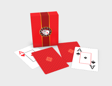 Baralho Padrão com 54 cartas em Papel Baralho - 4x4 - 1 unid