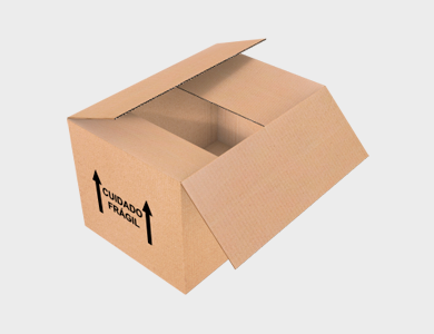 Caixa de Papelão Personalizada Nº 2434 - 38x24,5x16cm - 4x0 - 1000 unid