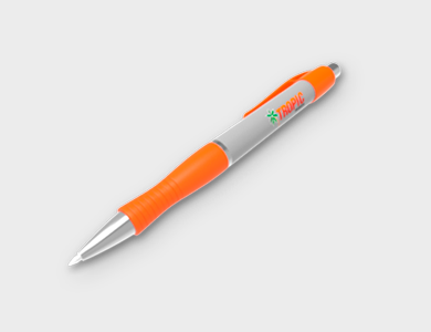 Caneta Plástica Personalizada Urban Modelo 3011C - 4x0 - 25 unid