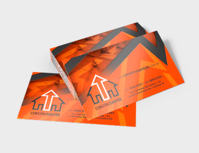 Cartão de Visita Couchê 300g Laminação Holográfica 9x5cm - 4x0 - 1000 unid