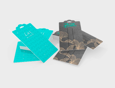 Cartela de Bijuteria Formatos Especiais Couchê 300g Laminação Fosca 10x15cm - 4x0 - 250 unid