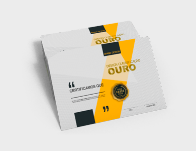 Certificado com Dados Variáveis em Reciclato 240g Sem Verniz 21x29,7cm - 4x4 - 1 unid