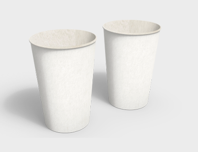 Copo de Papel Biodegradável Sem Impressão 440ml Sem Verniz 8,5x11cm	 - Sem Impressão - 500 unid