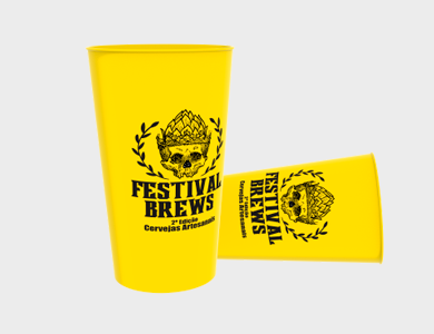 Copo Twister 575ml - 1 Cor de Impressão - 1x1 - 50 unid