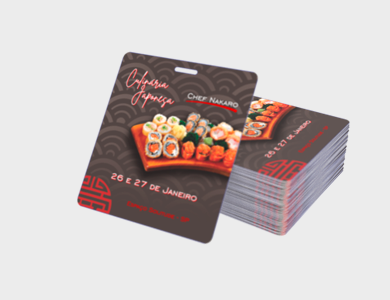 Credencial com Furo Presilha Supremo 300g Sem Verniz 9x10 cm  - 4x0 - 100 unid