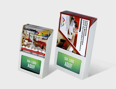 Display Porta-Folheto 15,2x21x2,8cm  - 4x0 - 5 unid