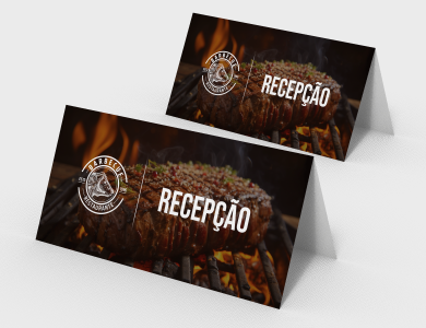 Display de Mesa Tipo A em PVC 0,5mm Cristal Frente e Verso 17,4x8,8cm - 4x0 - 50 unid