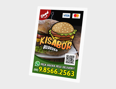 Ímã de Geladeira Promocional com Bordas Brancas e Embalado Individualmente 7x5cm - 4x0 - 10000 unid