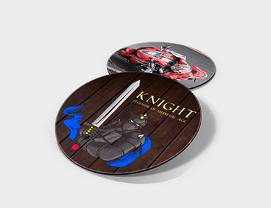 Mouse Pad Redondo 18x18 cm - 4x0 - 50 unid