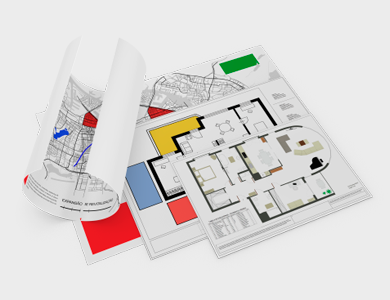 Plotagem de Projetos Sulfite 75g Sem Verniz A0 - 84,1x118,9cm (FullColor) - 4x0 - 50 unid