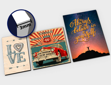 Quadro Decorativo em MDF 3mm Adesivado com Laminação Fosca 30x40cm - 4x0 - 1 unid