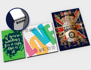 Quadro Decorativo em MDF 6mm Adesivado com Laminação Fosca 20x30cm - 4x0 - 1 unid