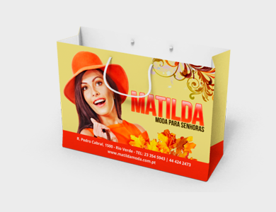 Sacola Grande Sulfite 150g Sem Verniz 39x9,5x27,75cm - 4x0 - 1000 unid