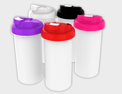 Garrafa Squeeze em Polímero para Sublimação 600ml - 16 unid