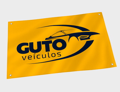 Bandeira em Tecido Gabardine com Ilhós 180x140cm - 4x0 - 1 unid