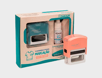 Kit de Carimbo para Roupas Nykon ® 38x14mm - 1x0 - 1 unid
